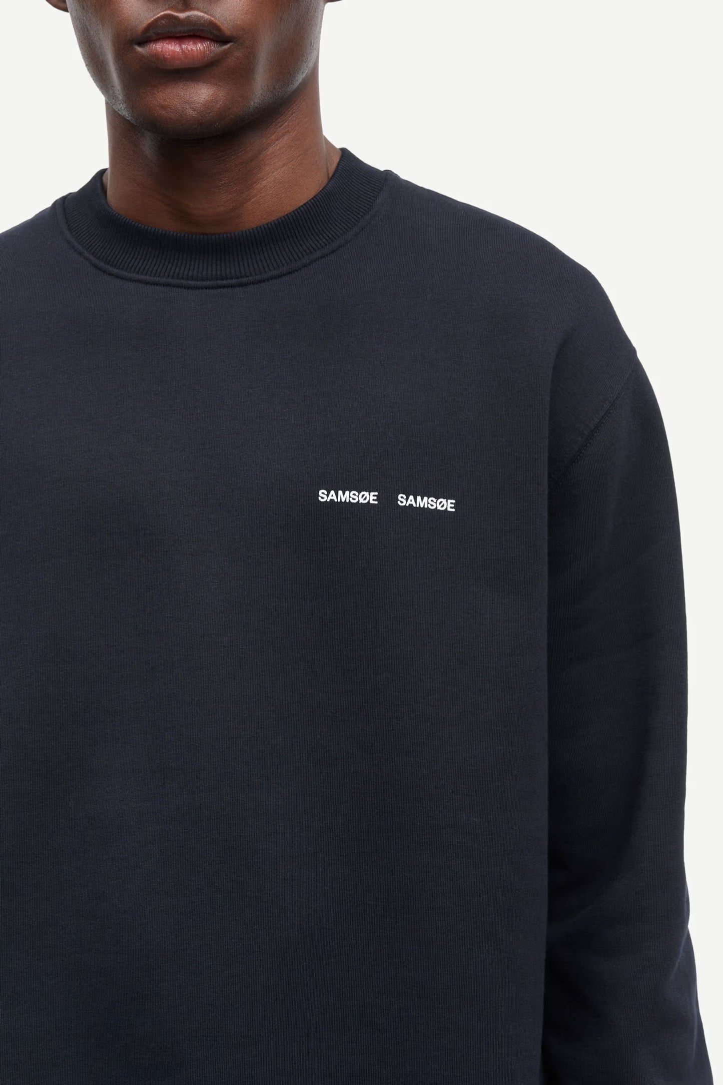 SAMSØE SAMSØE | Pull à col rond "Norsbro" - Bleu nuit