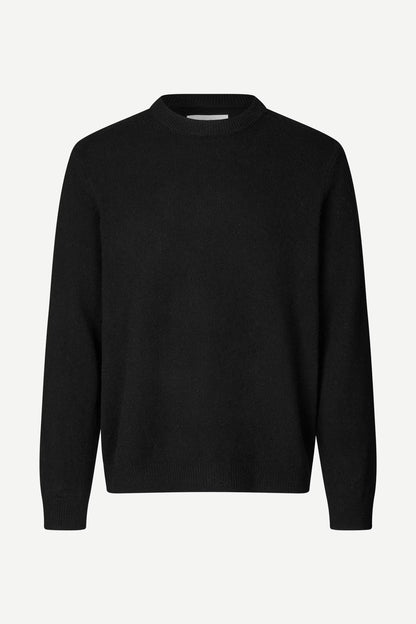 SAMSØE SAMSØE | Pull en laine "Isak" - Noir