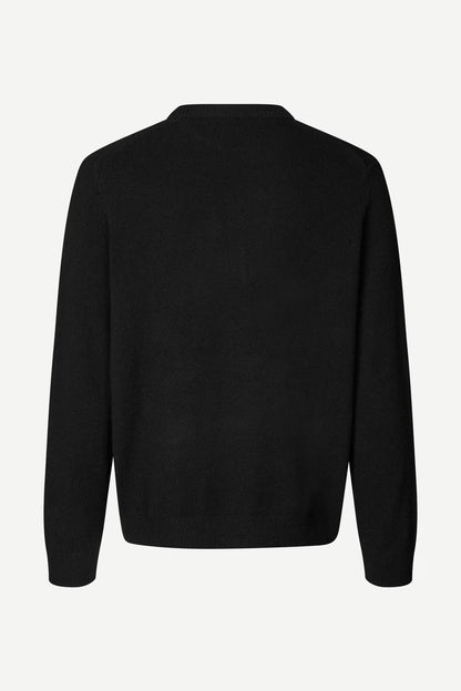 SAMSØE SAMSØE | Pull en laine "Isak" - Noir