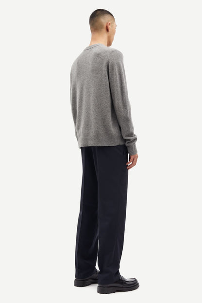 SAMSØE SAMSØE | Pull en laine "Isak" - Gris