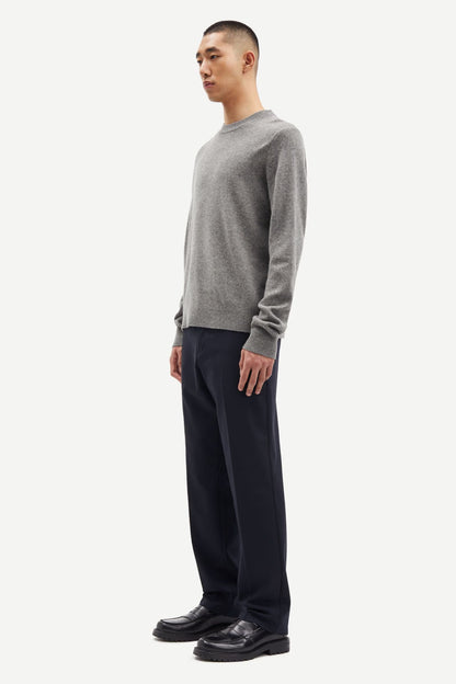 SAMSØE SAMSØE | Pull en laine "Isak" - Gris
