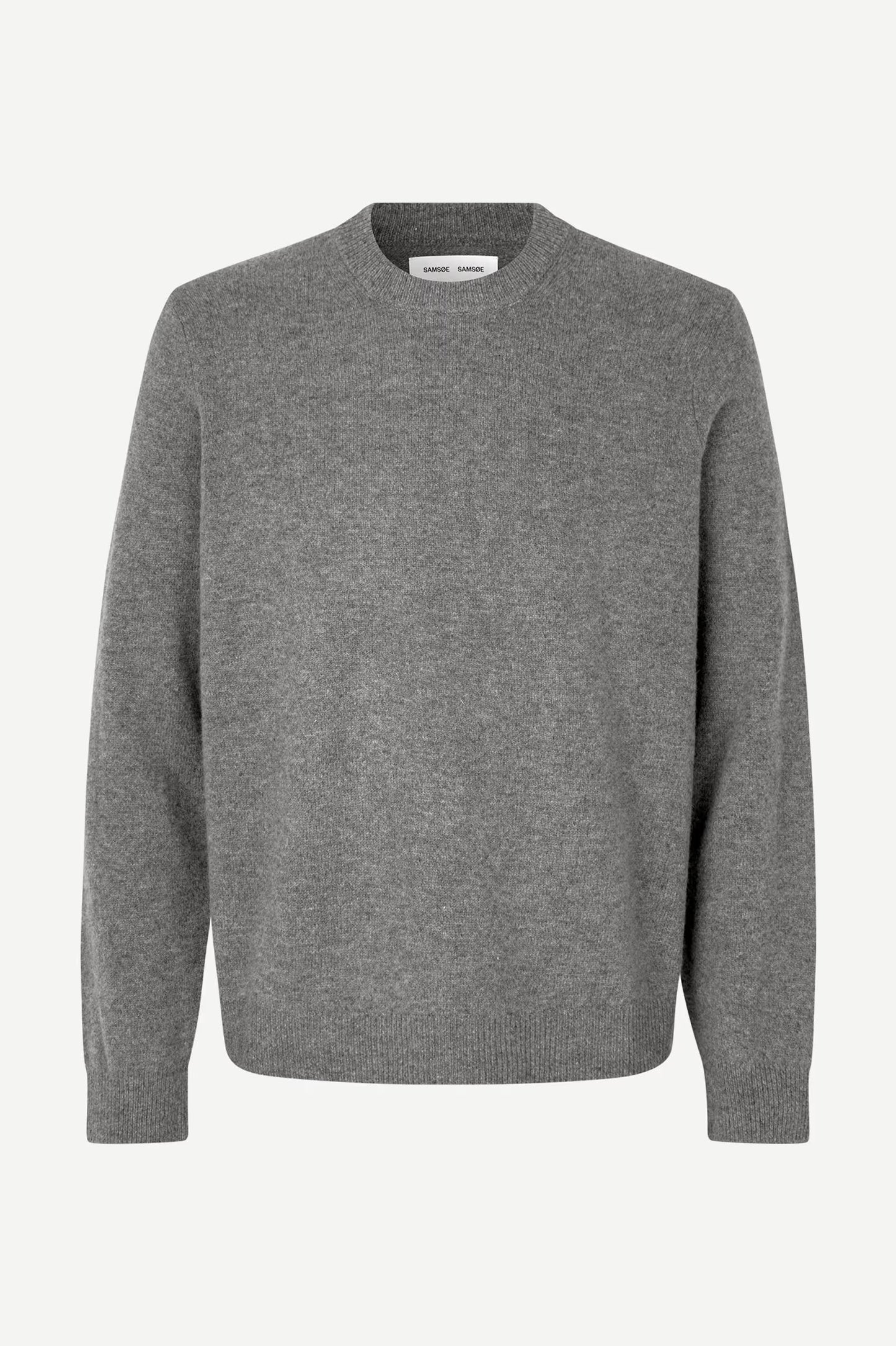 SAMSØE SAMSØE | Pull en laine "Isak" - Gris
