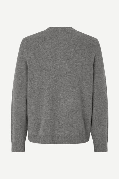 SAMSØE SAMSØE | Pull en laine "Isak" - Gris