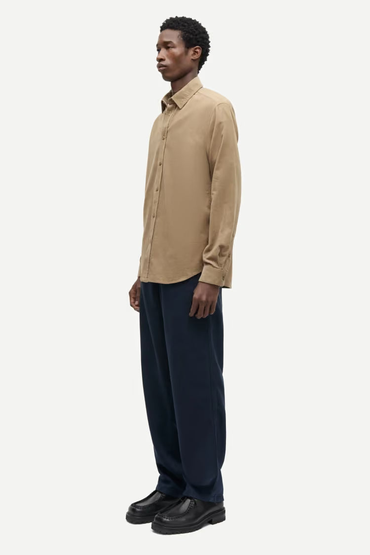 SAMSØE SAMSØE | Chemise en velours côtelé "Saliam NX" - Sable