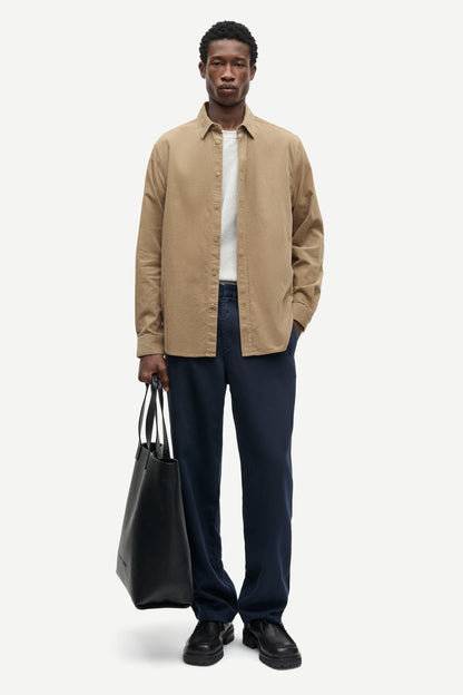 SAMSØE SAMSØE | Chemise en velours côtelé "Saliam NX" - Sable