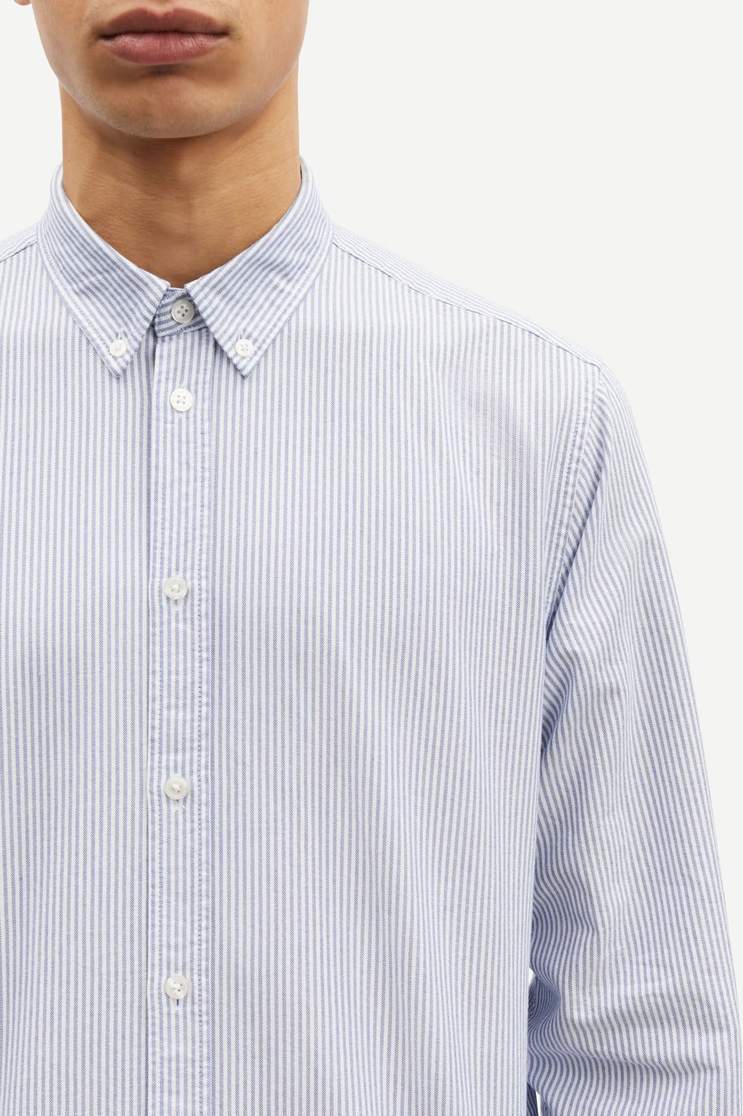 SAMSØE SAMSØE | Chemise "Saliam BX" - Oxford rayures étroites