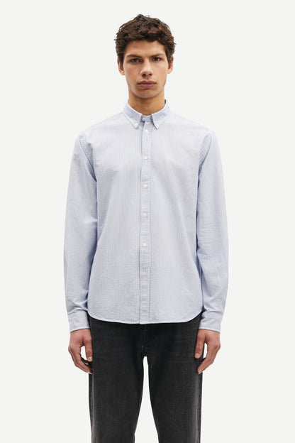 SAMSØE SAMSØE | Chemise "Saliam BX" - Oxford rayures étroites