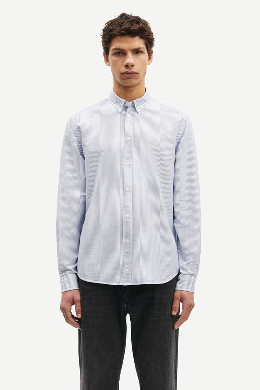SAMSØE SAMSØE | Chemise "Saliam BX" - Oxford rayures étroites
