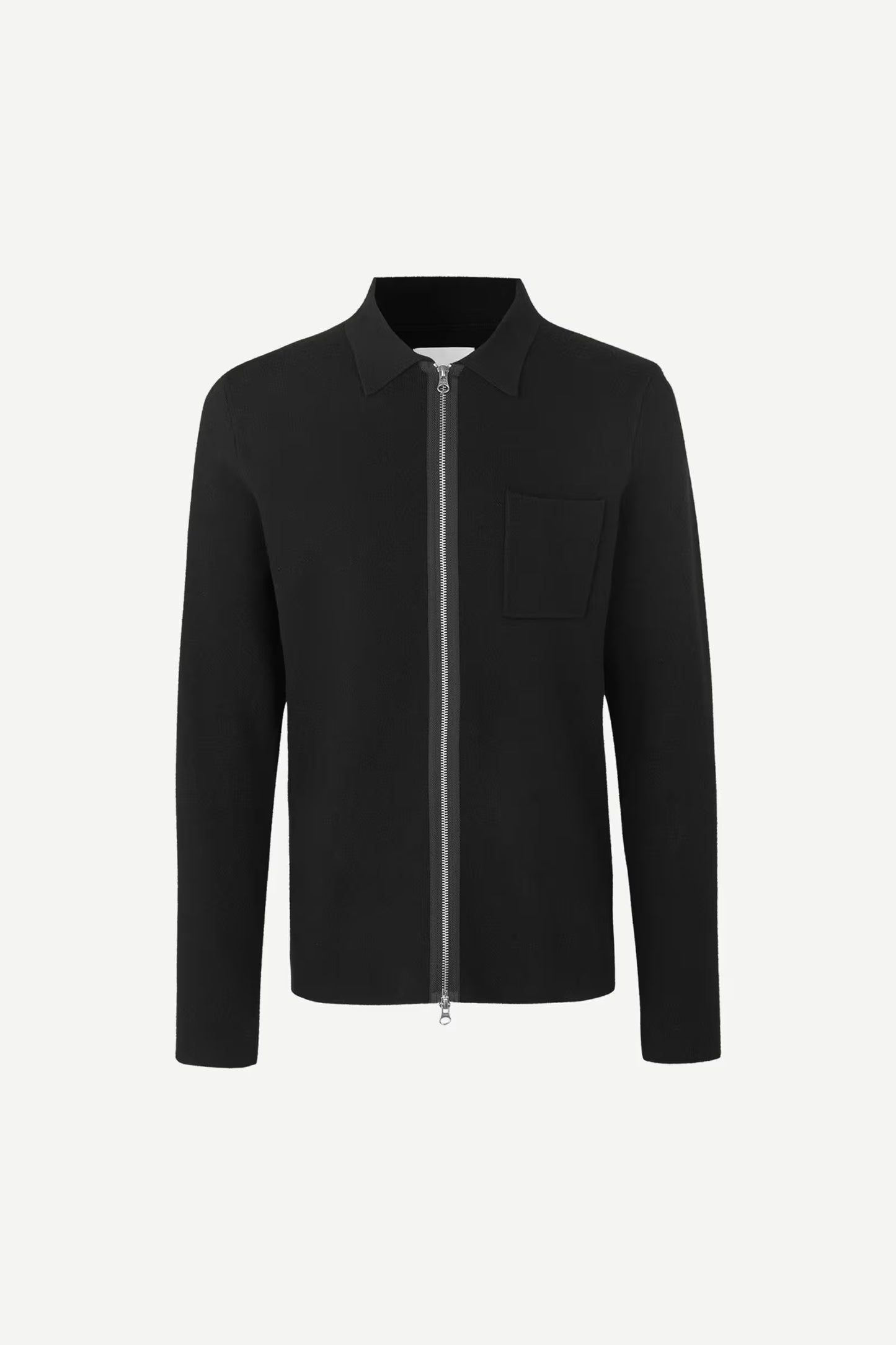 SAMSØE SAMSØE | Pull zip "Guna" - Noir