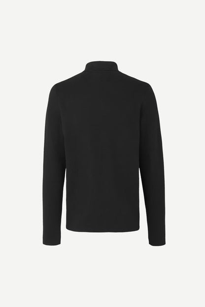SAMSØE SAMSØE | Pull zip "Guna" - Noir