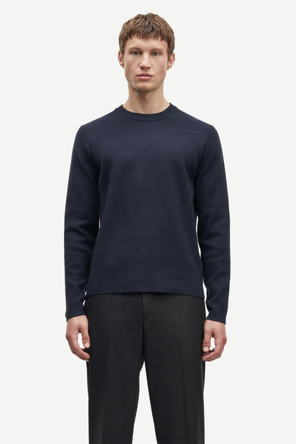 SAMSØE SAMSØE | Pull "Gunan" - Bleu nuit