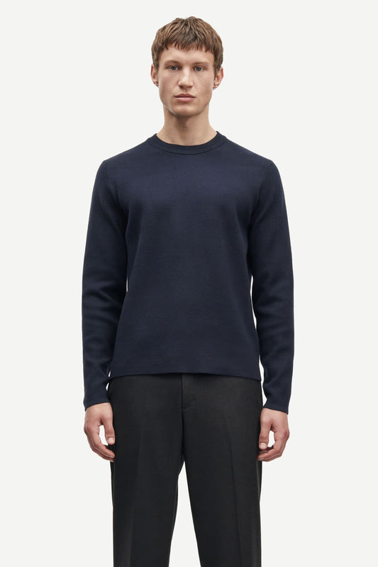 SAMSØE SAMSØE | Pull "Gunan" - Bleu nuit