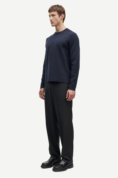 SAMSØE SAMSØE | Pull "Gunan" - Bleu nuit