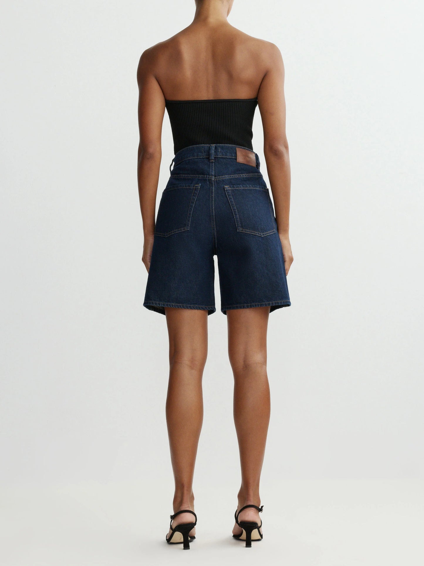 DL1961 | Le short ''Taylor'' High Rise - Bleu nuit