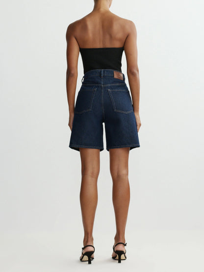 DL1961 | Le short ''Taylor'' High Rise - Bleu nuit