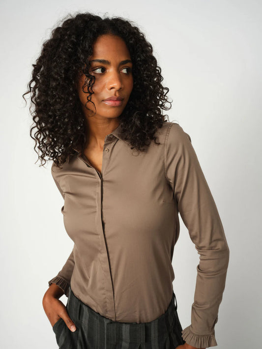 MOS MOSH | La chemise slim fit Mattie - Falcon