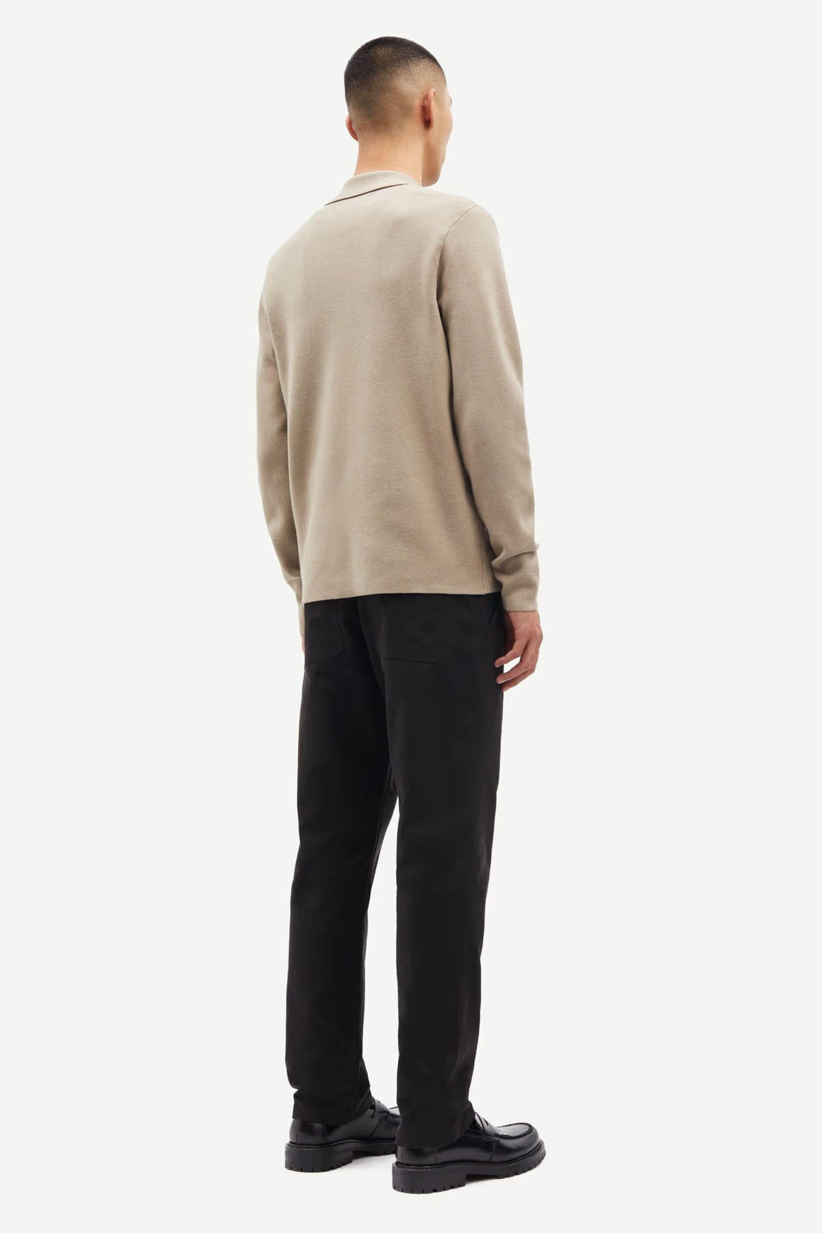 SAMSØE SAMSØE | Pull demi-zip "Guna " - Beige