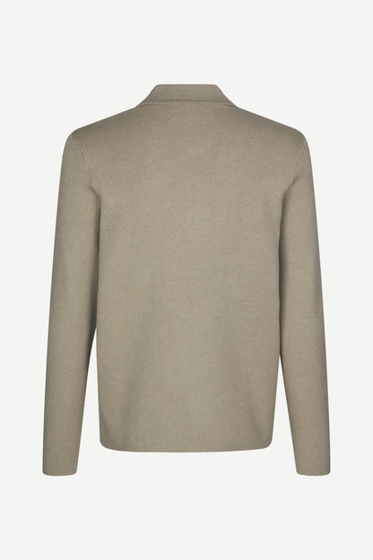 SAMSØE SAMSØE | Pull demi-zip "Guna " - Beige
