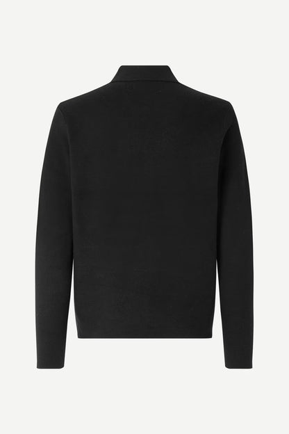 SAMSØE SAMSØE | Pull demi-zip "Guna " - Noir