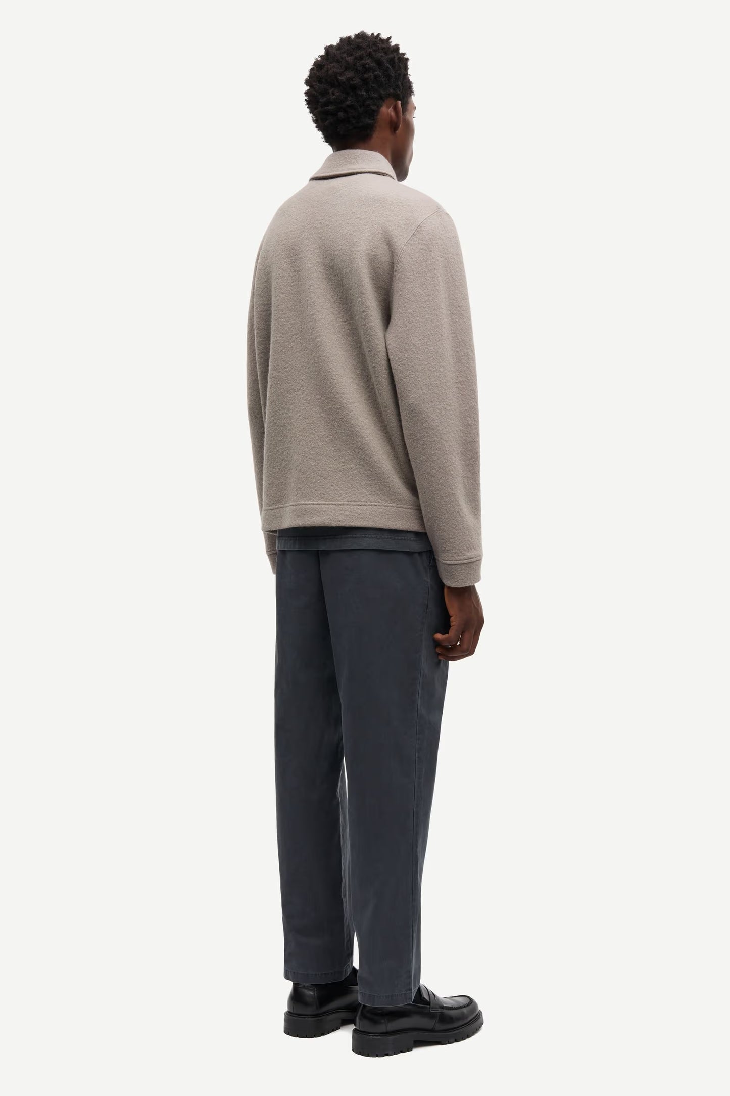 SAMSØE SAMSØE | Veste cardigan "Hannes" - Elephant