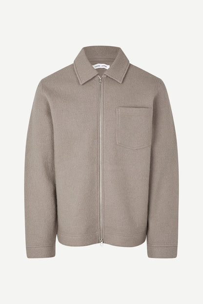 SAMSØE SAMSØE | Veste cardigan "Hannes" - Elephant