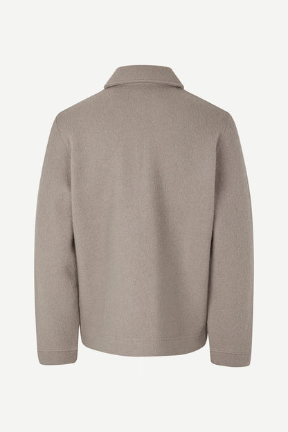 SAMSØE SAMSØE | Veste cardigan "Hannes" - Elephant