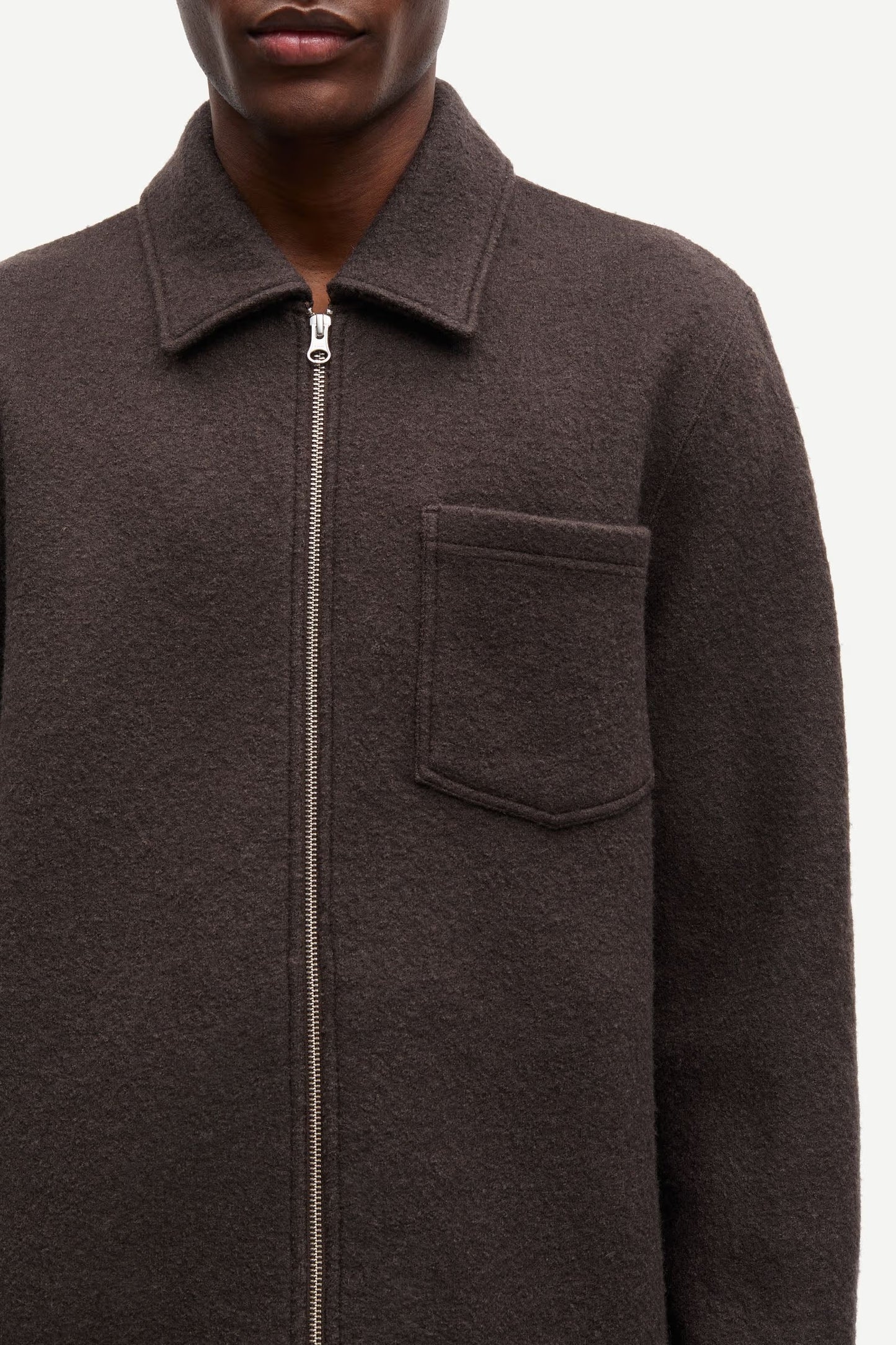 SAMSØE SAMSØE | Veste cardigan "Hannes" - Café turque