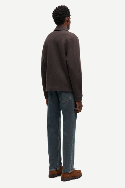 SAMSØE SAMSØE | Veste cardigan "Hannes" - Café turque