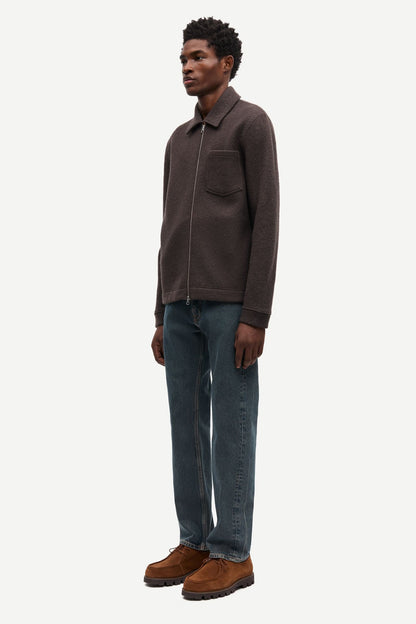 SAMSØE SAMSØE | Veste cardigan "Hannes" - Café turque