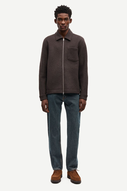 SAMSØE SAMSØE | Veste cardigan "Hannes" - Café turque