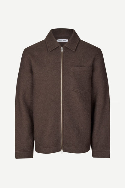 SAMSØE SAMSØE | Veste cardigan "Hannes" - Café turque