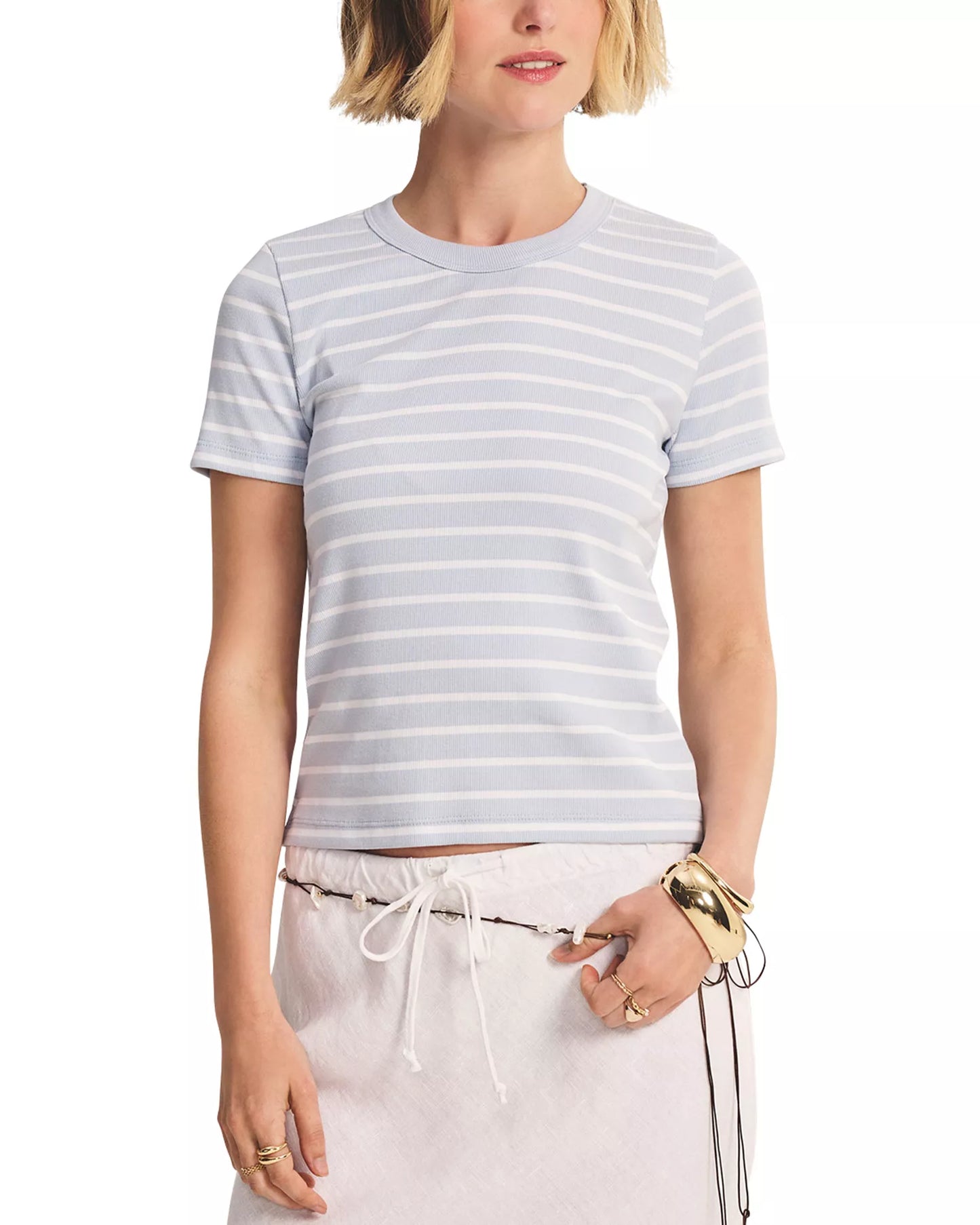 Velvet | Top "Brenda" - Bleu