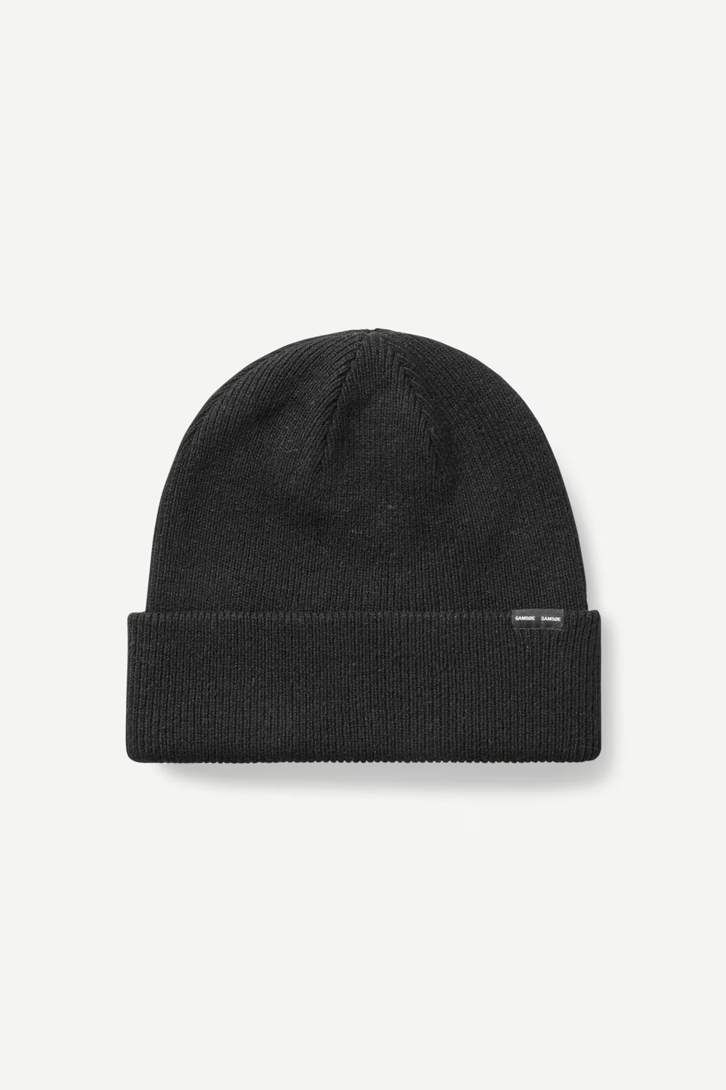 SAMSØE SAMSØE | Bonnet en laine tricotée - noir