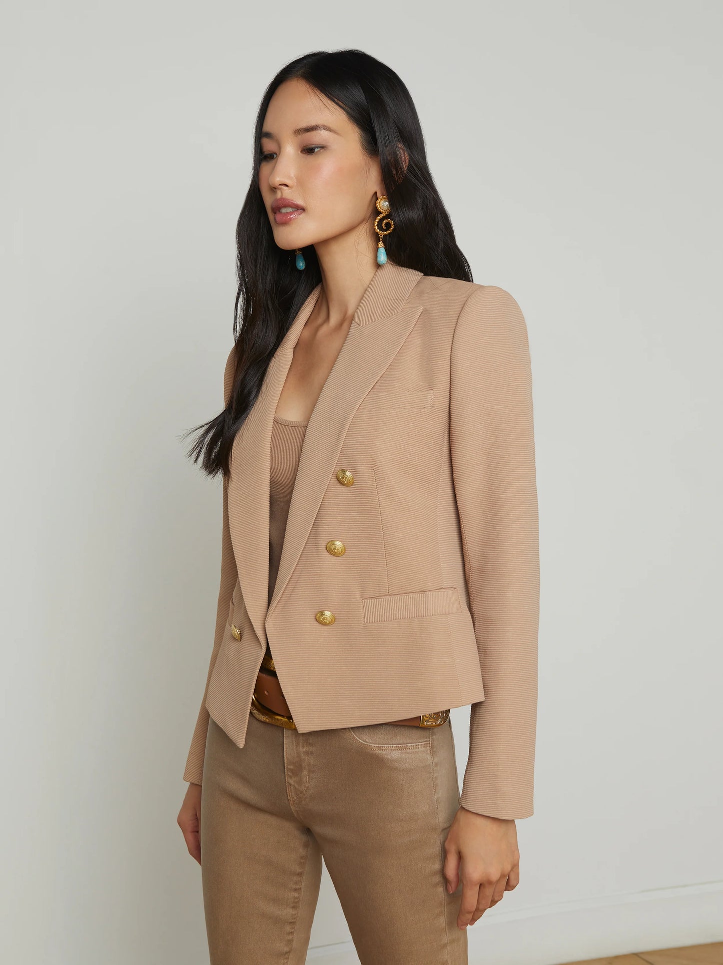 L'AGENCE | Blazer "BROOKE" - Beige