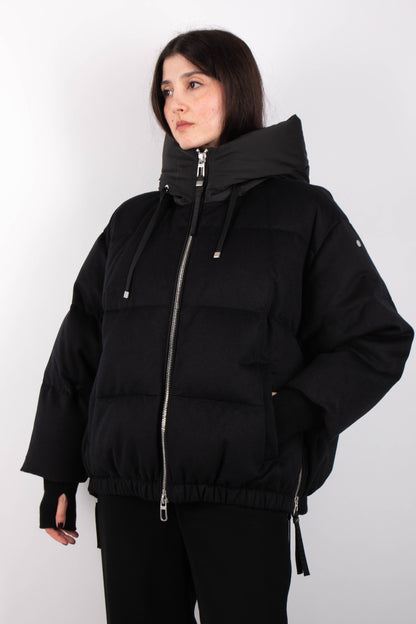 DUNO | Doudoune en laine ''Heka Prato'' - Noir