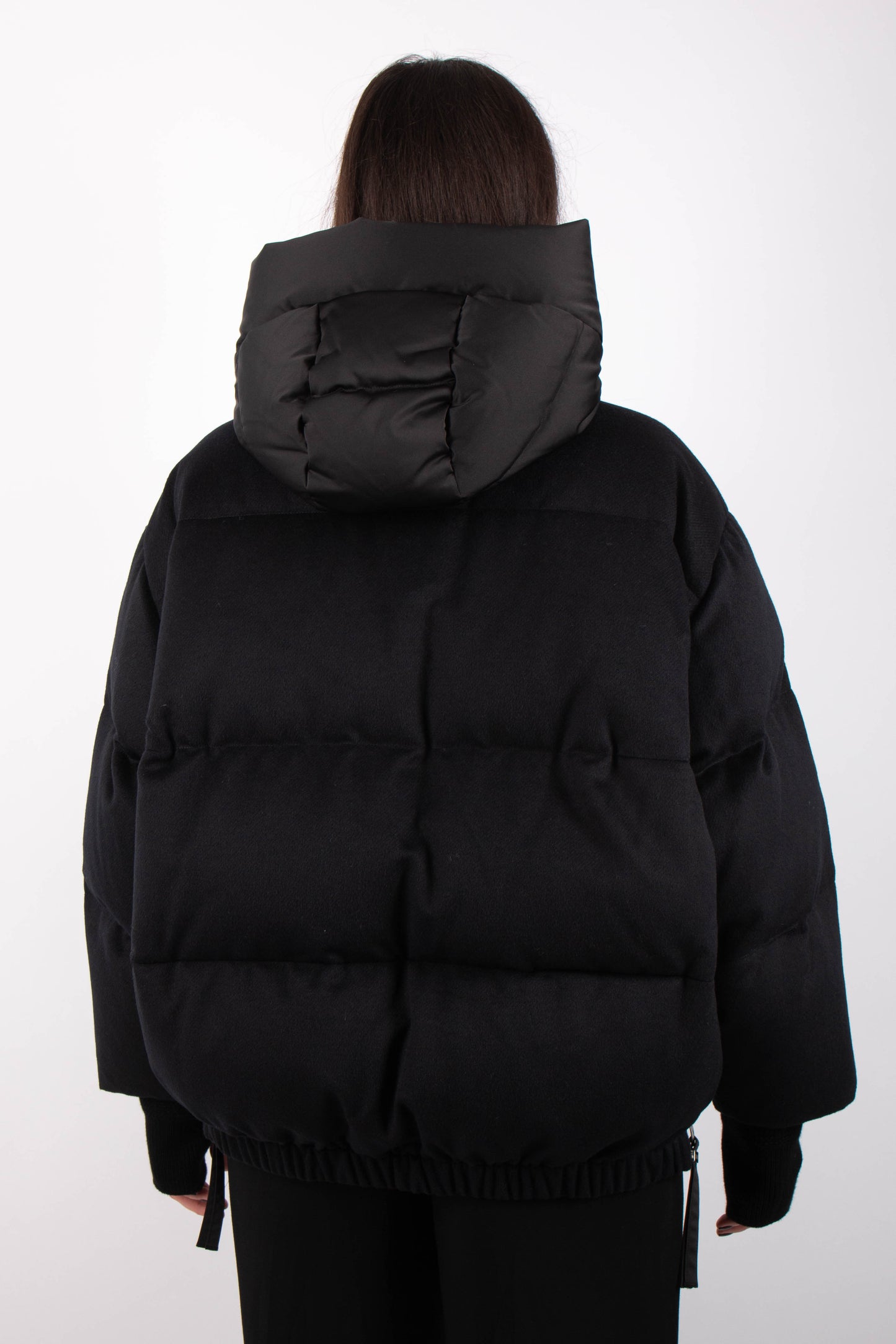 DUNO | Doudoune en laine ''Heka Prato'' - Noir