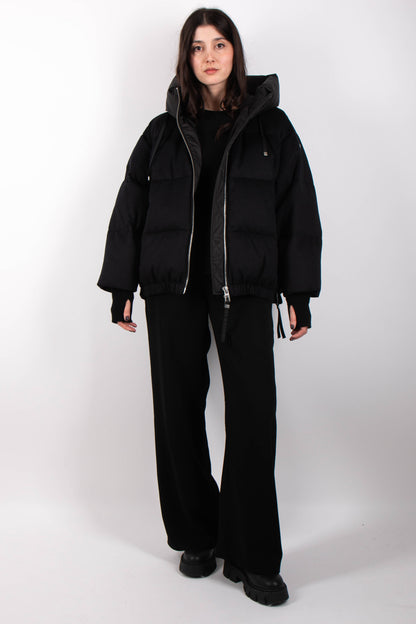 DUNO | Doudoune en laine ''Heka Prato'' - Noir