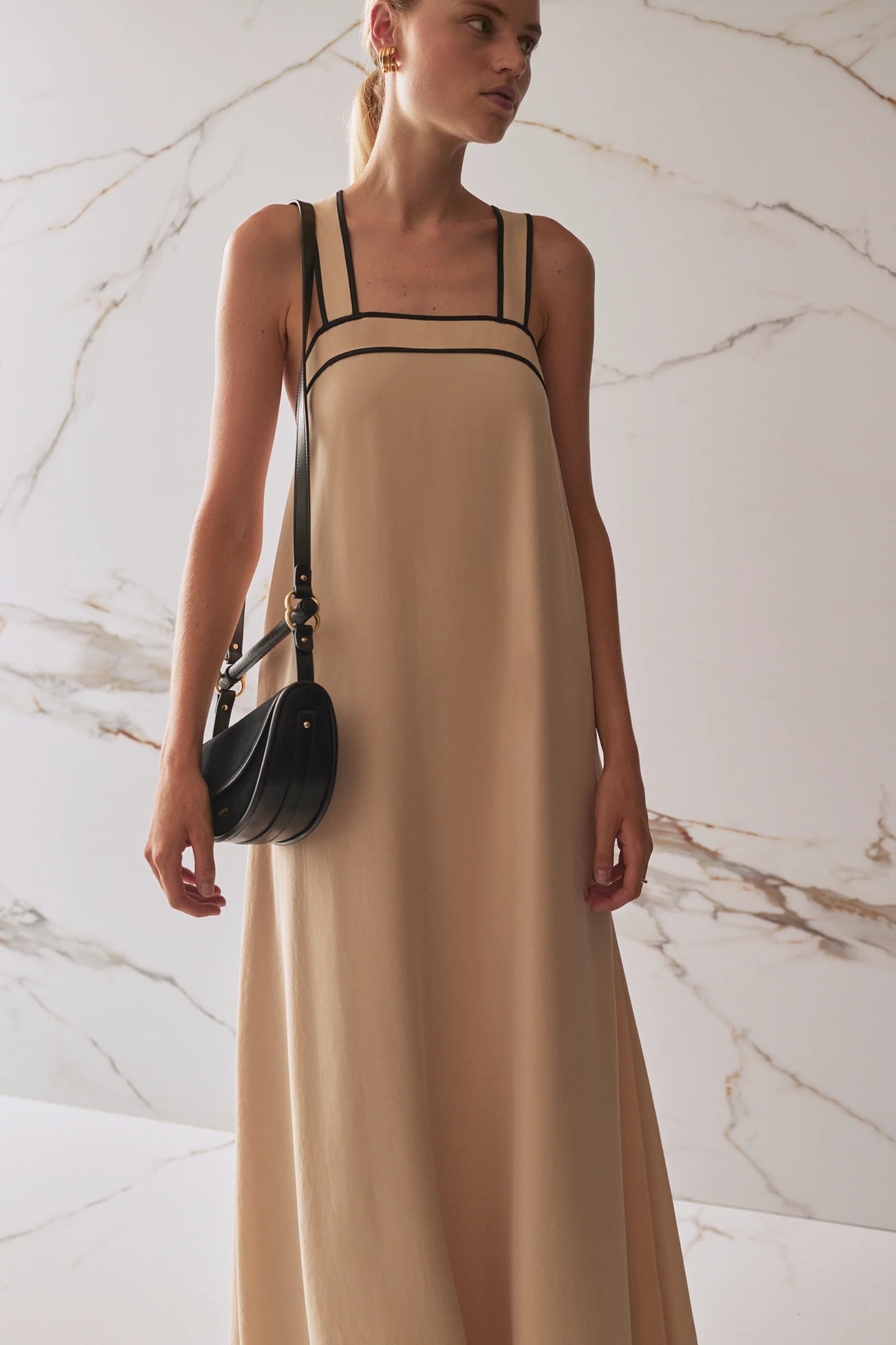 SANCIA | Sac en cuir ''Verin'' - Noir