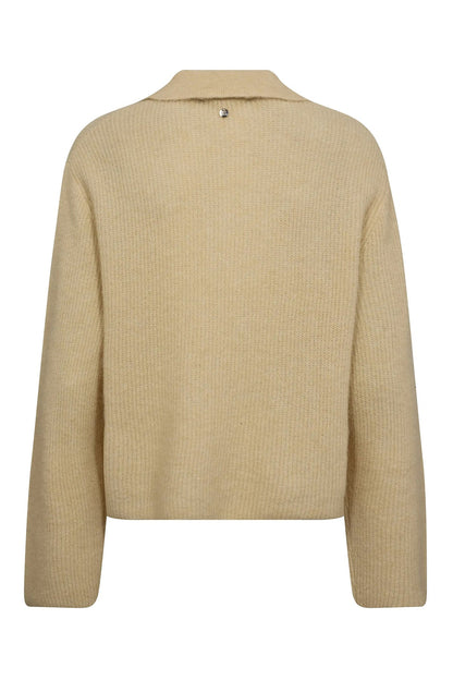 MOS MOSH | Le polo en maille ''Thora Aidy'' - Jaune