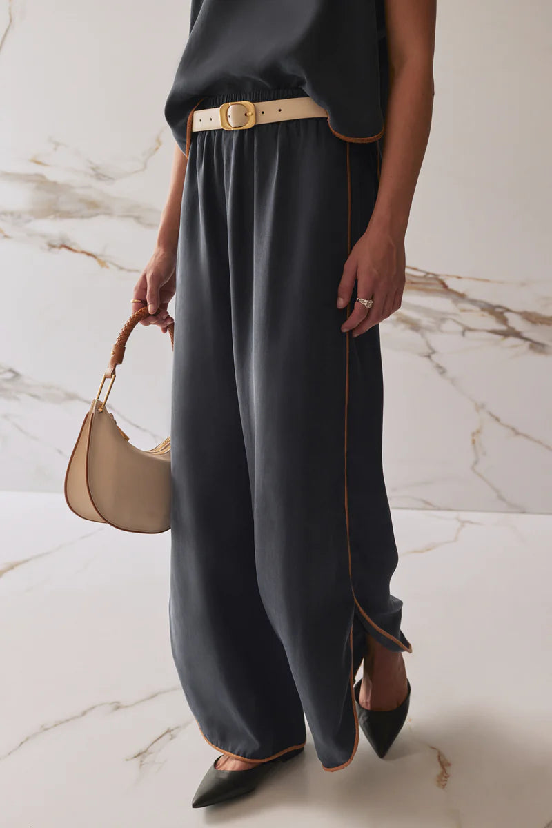 SANCIA | ceinture en cuir ''Kylo'' - Écru