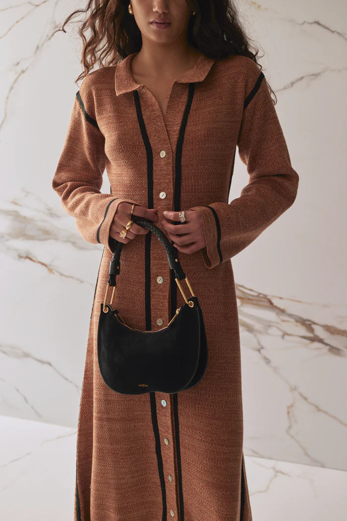 SANCIA | Sac en daim ''Altura'' - Black