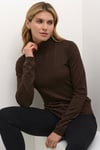 CULTURE | Pull à col roulé  ''Annemarie'' | Brun