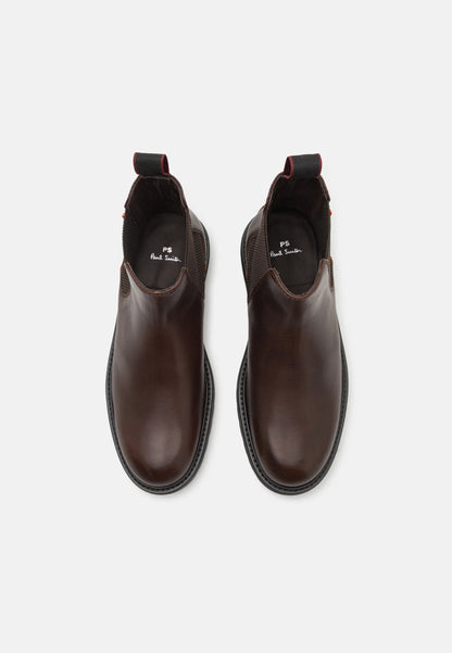 Paul Smith | Les bottes Chelsea en cuir ''Xenon'' -  marron foncé