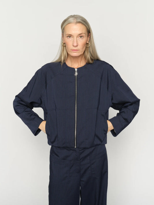 MOS MOSH | Veste "Ruth Elvia"- Bleu marine