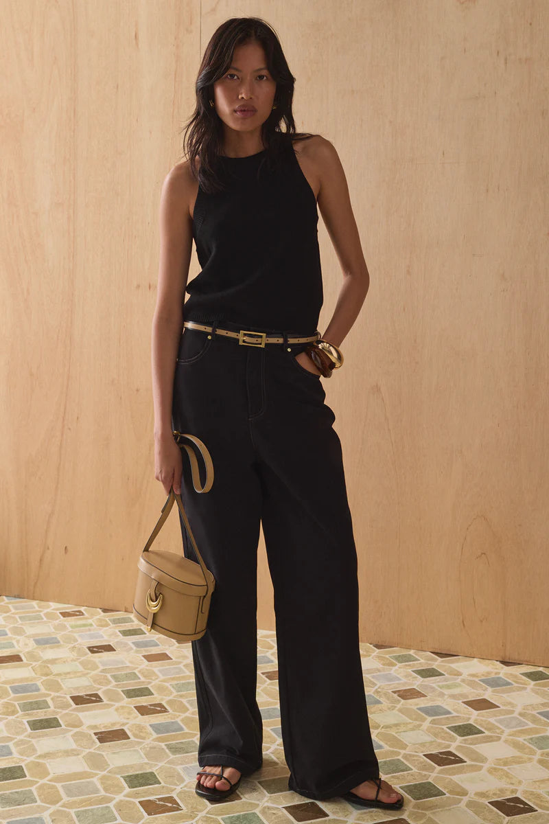 SANCIA | ceinture en cuir ''Olinda'' - Croissant