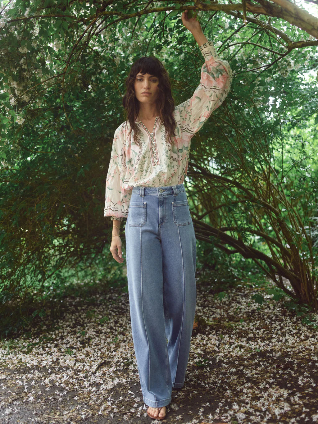 MOS MOSH | Jeans "COLETTE LYON"- Bleu clair