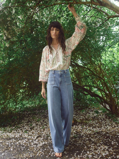 MOS MOSH | Jeans "COLETTE LYON"- Bleu clair