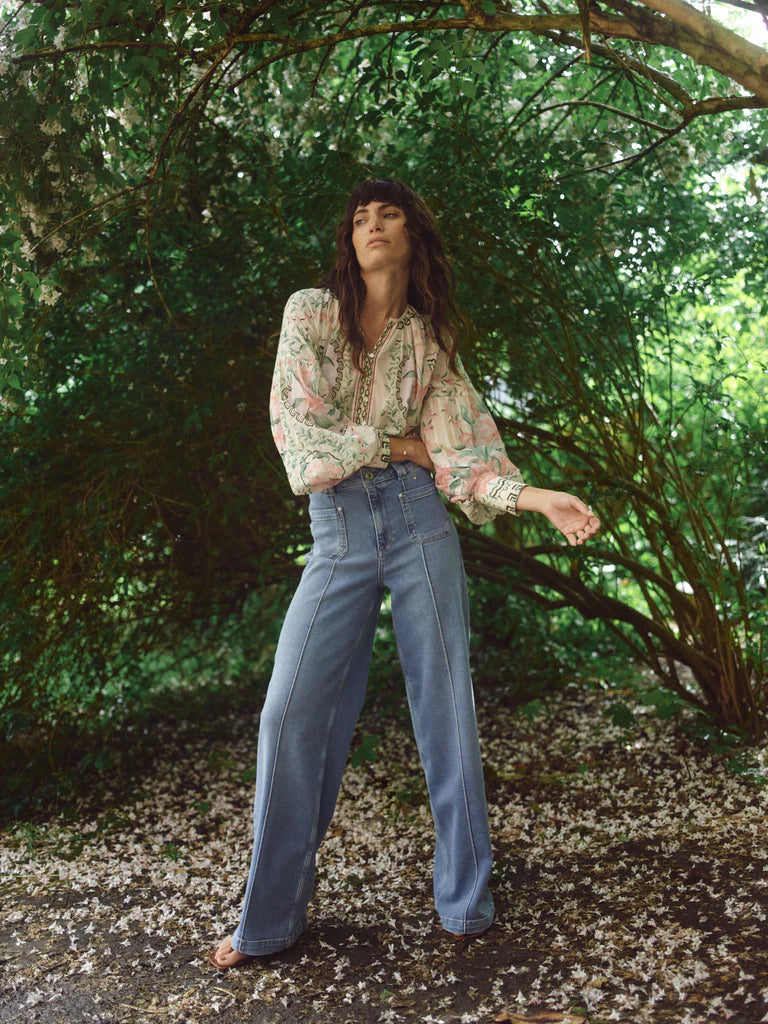 MOS MOSH | Jeans "COLETTE LYON"- Bleu clair