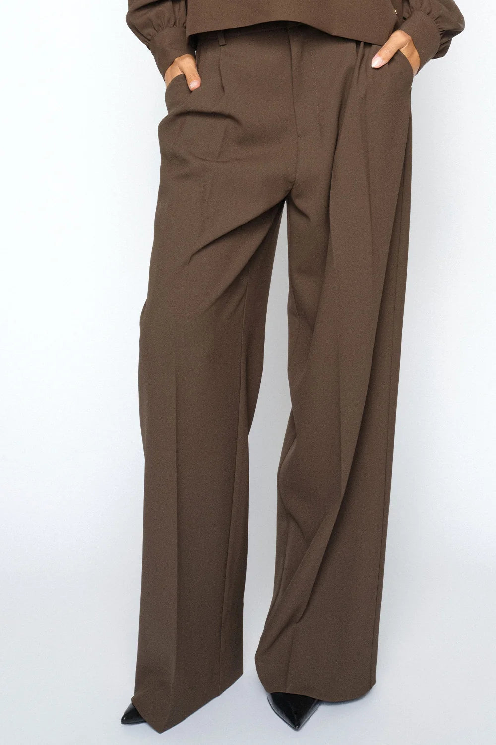 Mos Mosh | Pantalon 'Kay Miley' | Brun