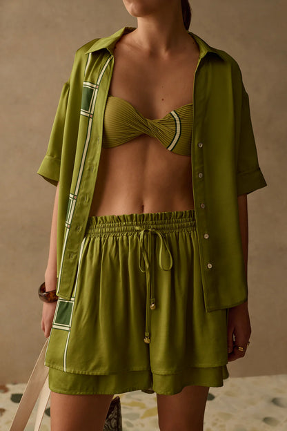 Sancia | L'haut de bikini "ANJA"- Vert mousse